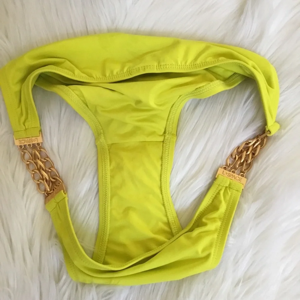 L*Space Full Cut Bikini Bottom Size S